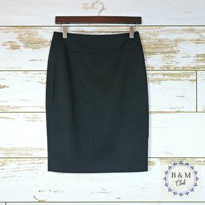 Ellie Tahari Women's Size 4 Black Wool Skirt